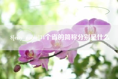 自贡34个省的简称分别是什么