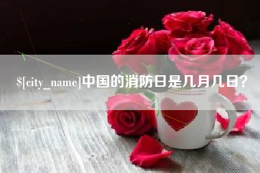 自贡中国的消防日是几月几日？