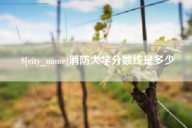 自贡消防大学分数线是多少