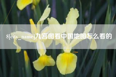 自贡九宫图看中国地图怎么看的