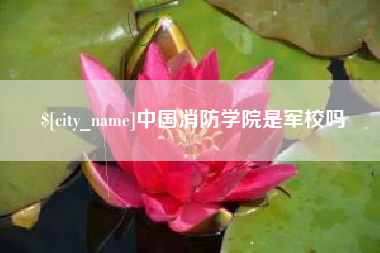 自贡中国消防学院是军校吗