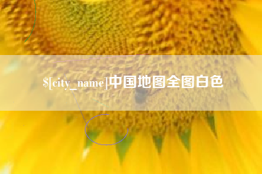 自贡中国地图全图白色
