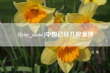 自贡中国已经几枚金牌