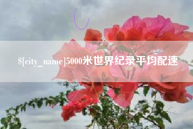 自贡5000米世界纪录平均配速