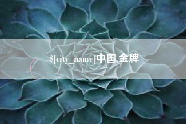 自贡中国,金牌
