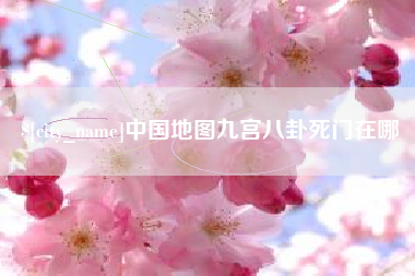 自贡中国地图九宫八卦死门在哪