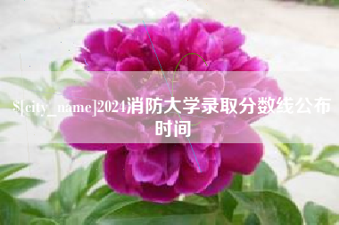 自贡2024消防大学录取分数线公布时间