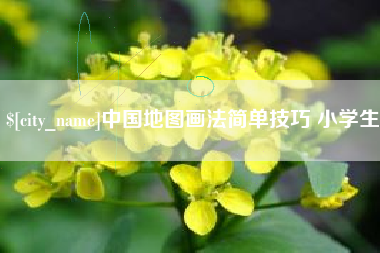 自贡中国地图画法简单技巧 小学生