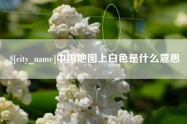 自贡中国地图上白色是什么意思