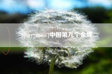 自贡中国第九个金牌