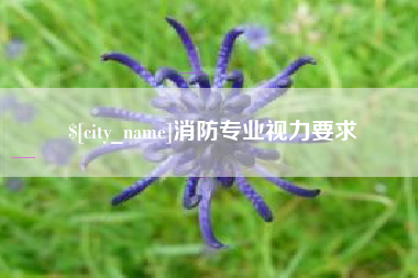 自贡消防专业视力要求