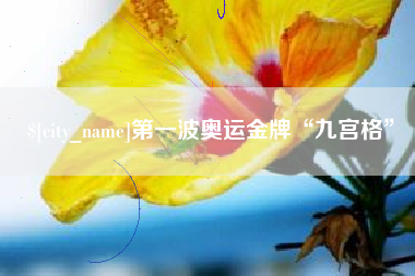自贡第一波奥运金牌“九宫格”