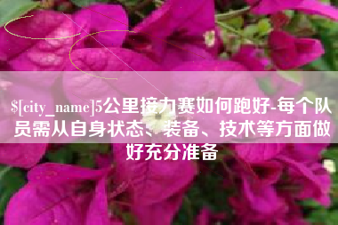 自贡5公里接力赛如何跑好-每个队员需从自身状态、装备、技术等方面做好充分准备