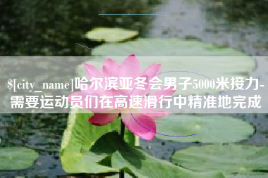 自贡哈尔滨亚冬会男子5000米接力-需要运动员们在高速滑行中精准地完成