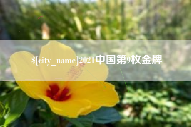 自贡2021中国第9枚金牌