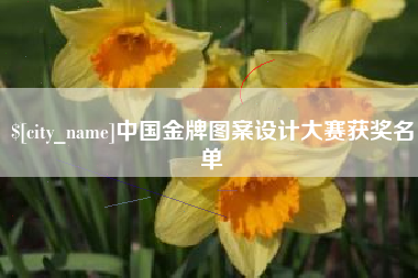 自贡中国金牌图案设计大赛获奖名单