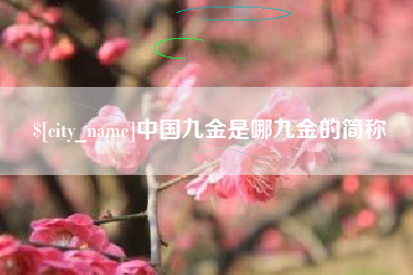 自贡中国九金是哪九金的简称