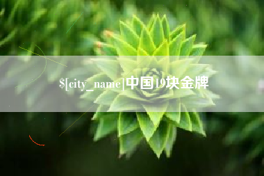自贡中国19块金牌