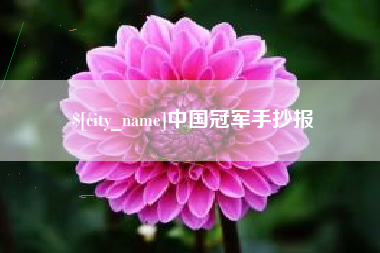 自贡中国冠军手抄报
