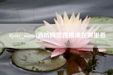自贡消防网络直播课在哪里看