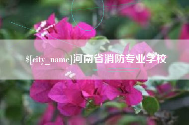 自贡河南省消防专业学校
