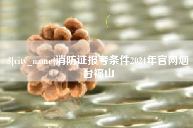 自贡消防证报考条件2024年官网烟台福山